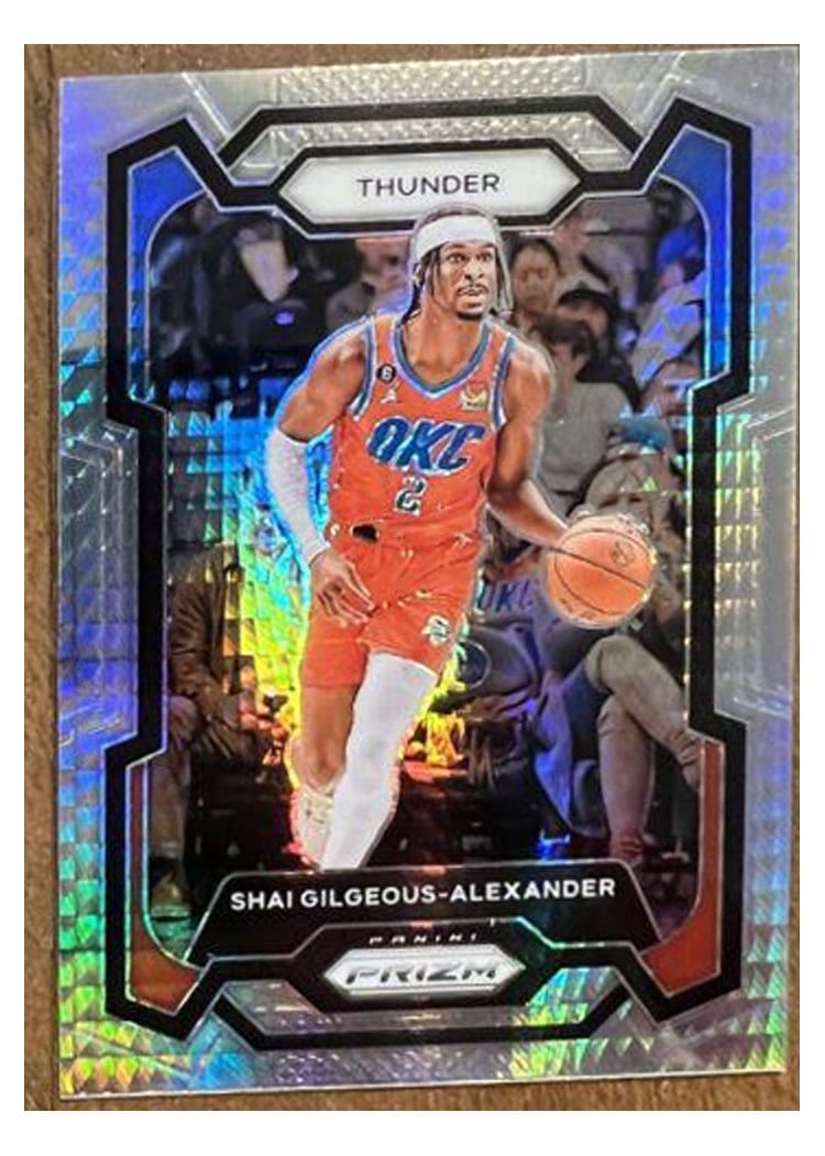 2023-24 Panini Prizm Base Set Shai Gilgeous-Alexander #85 card