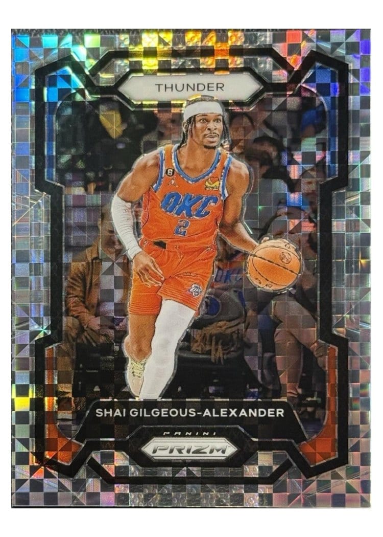 2023-24 Panini Prizm Base Set Shai Gilgeous-Alexander #85 card