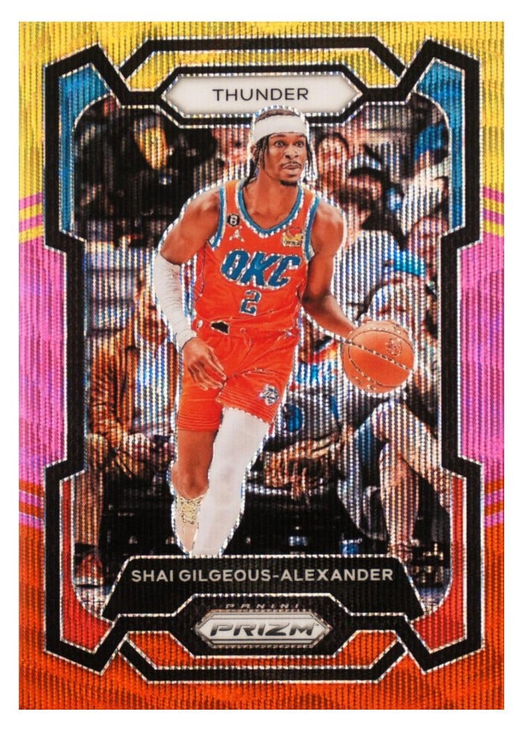 2023-24 Panini Prizm Base Set Shai Gilgeous-Alexander #85 card
