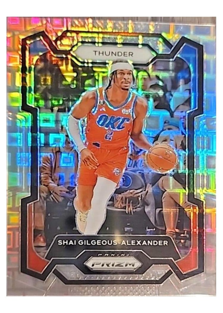 2023-24 Panini Prizm Base Set Shai Gilgeous-Alexander #85 card