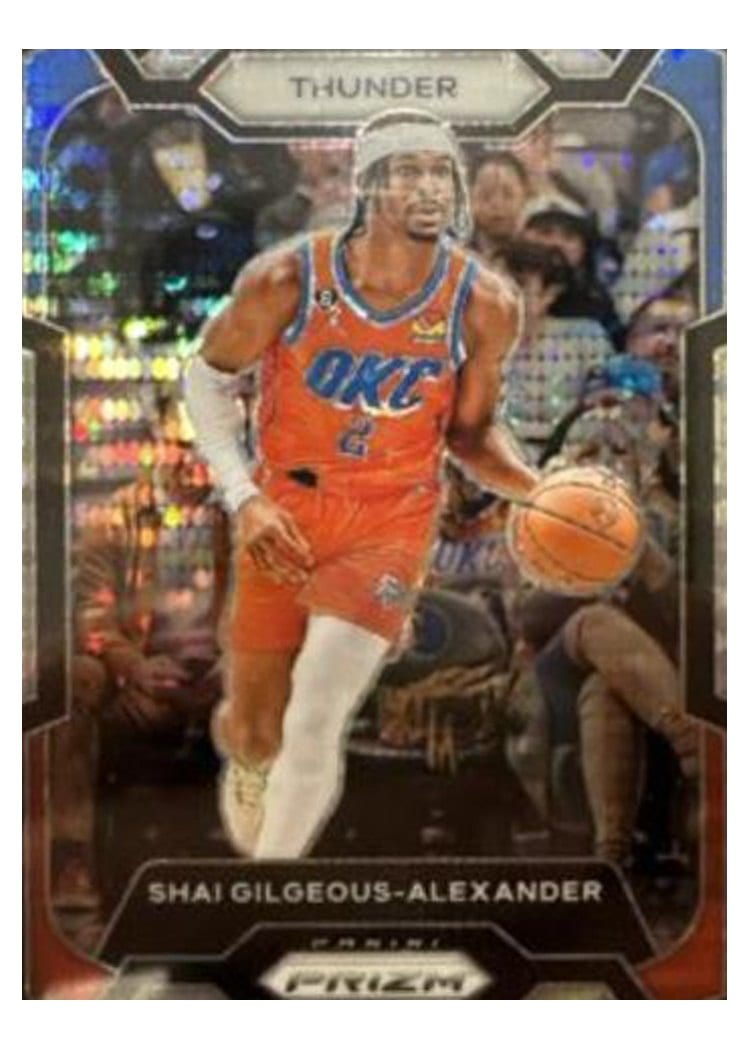 2023-24 Panini Prizm Base Set Shai Gilgeous-Alexander #85 card