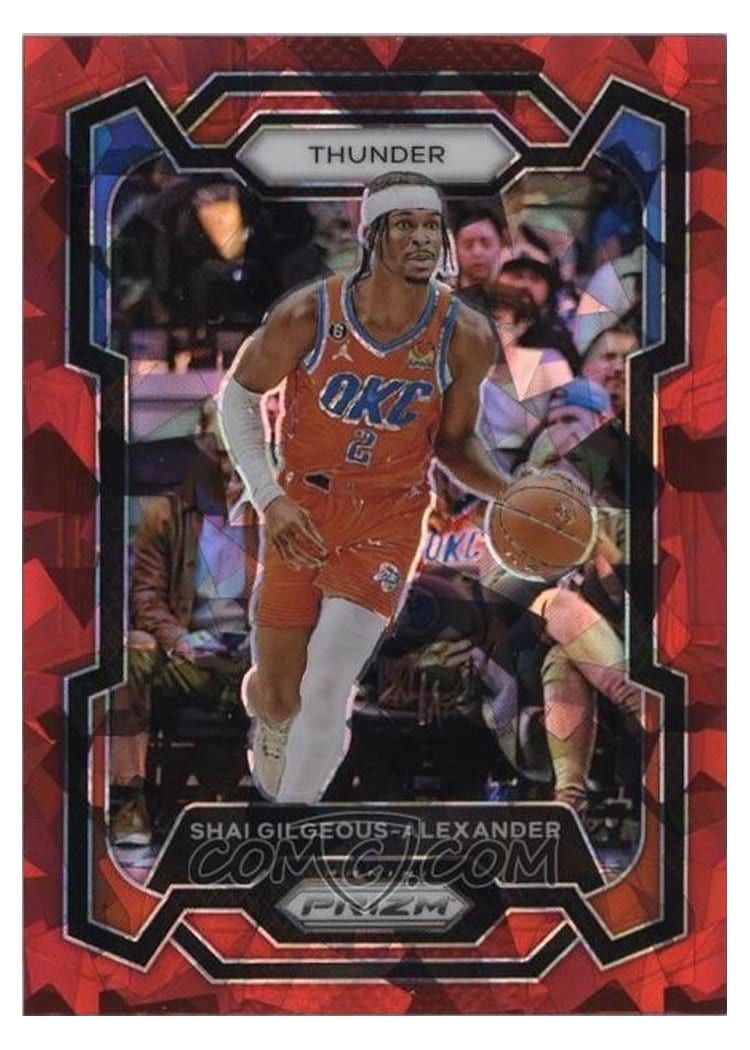 2023-24 Panini Prizm Base Set Shai Gilgeous-Alexander #85 card