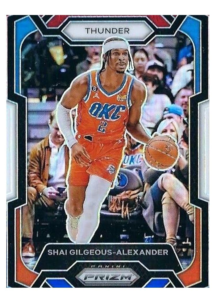 2023-24 Panini Prizm Base Set Shai Gilgeous-Alexander #85 card