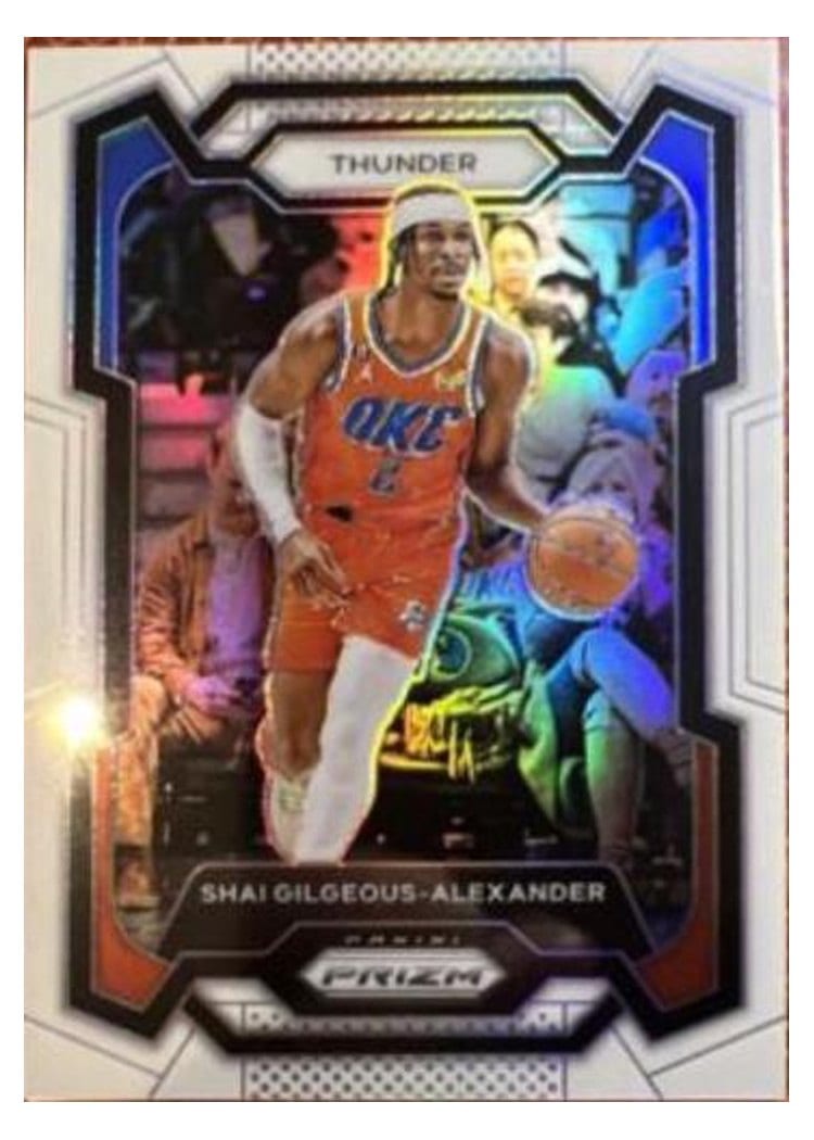 2023-24 Panini Prizm Base Set Shai Gilgeous-Alexander #85 card