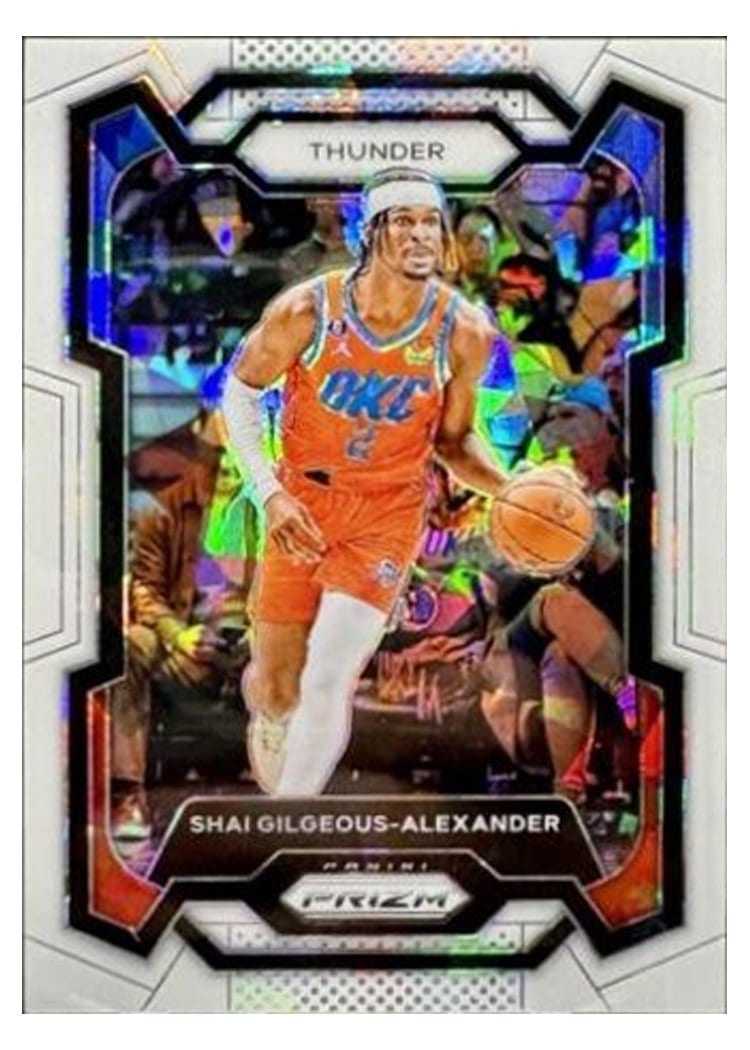 2023-24 Panini Prizm Base Set Shai Gilgeous-Alexander #85 card