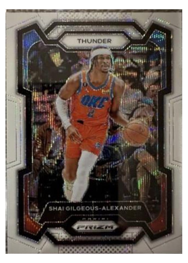 2023-24 Panini Prizm Base Set Shai Gilgeous-Alexander #85 card