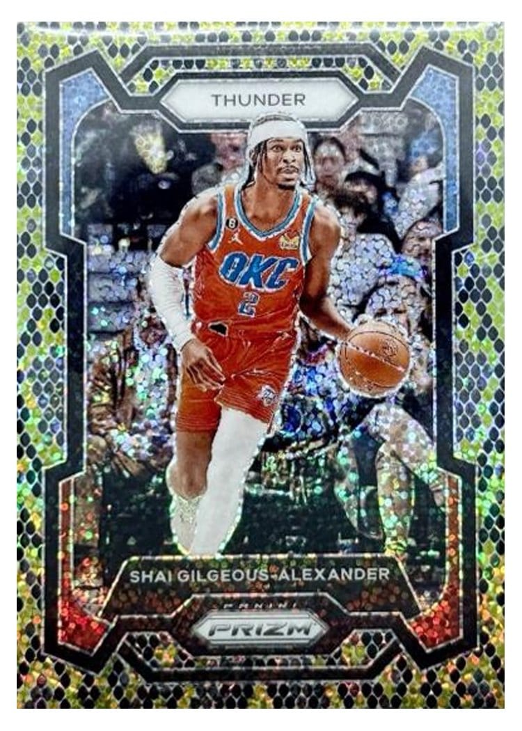2023-24 Panini Prizm Base Set Shai Gilgeous-Alexander #85 card