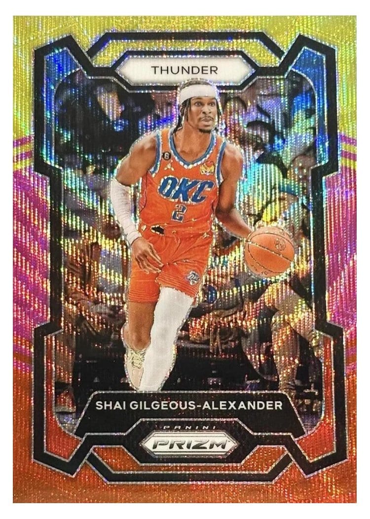 2023-24 Panini Prizm Base Set Shai Gilgeous-Alexander #85 card