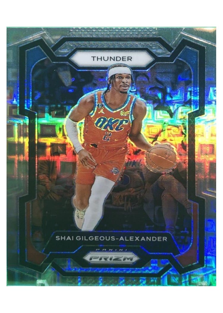 2023-24 Panini Prizm Base Set Shai Gilgeous-Alexander #85 card