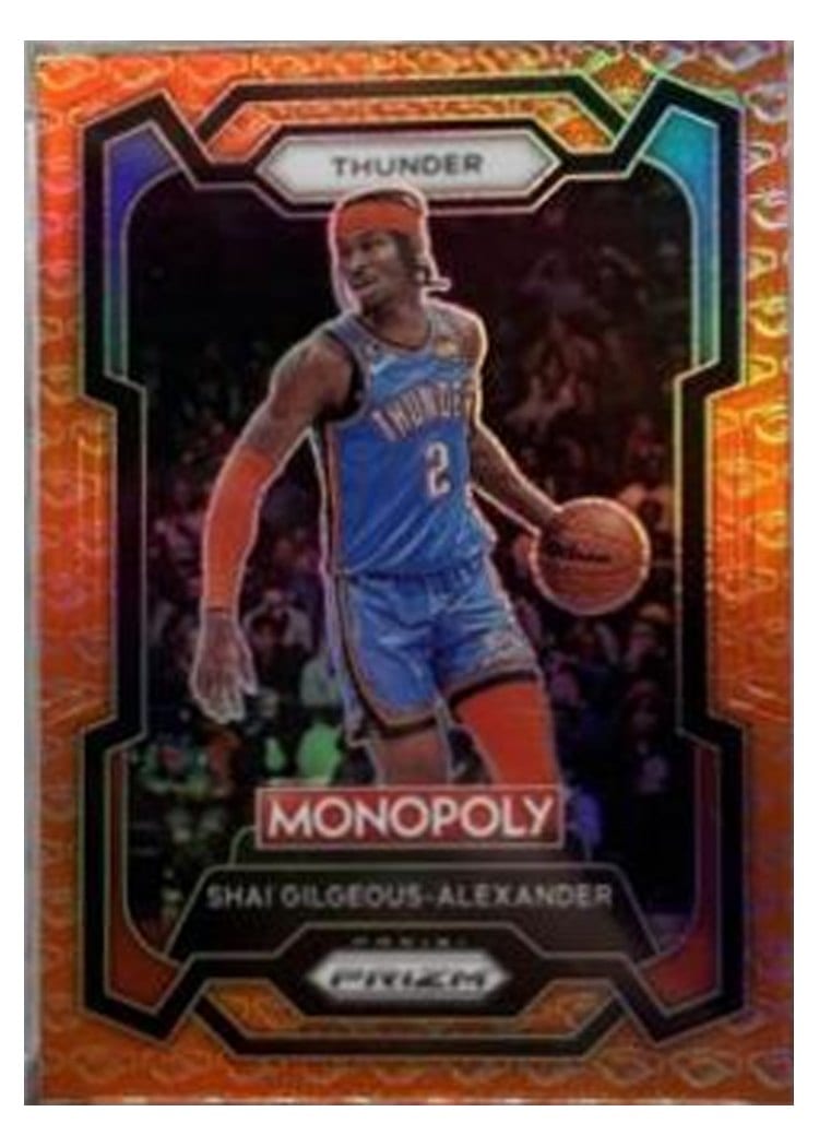 2023-24 Panini Prizm Monopoly Base Set Shai Gilgeous-Alexander Deal #61 card