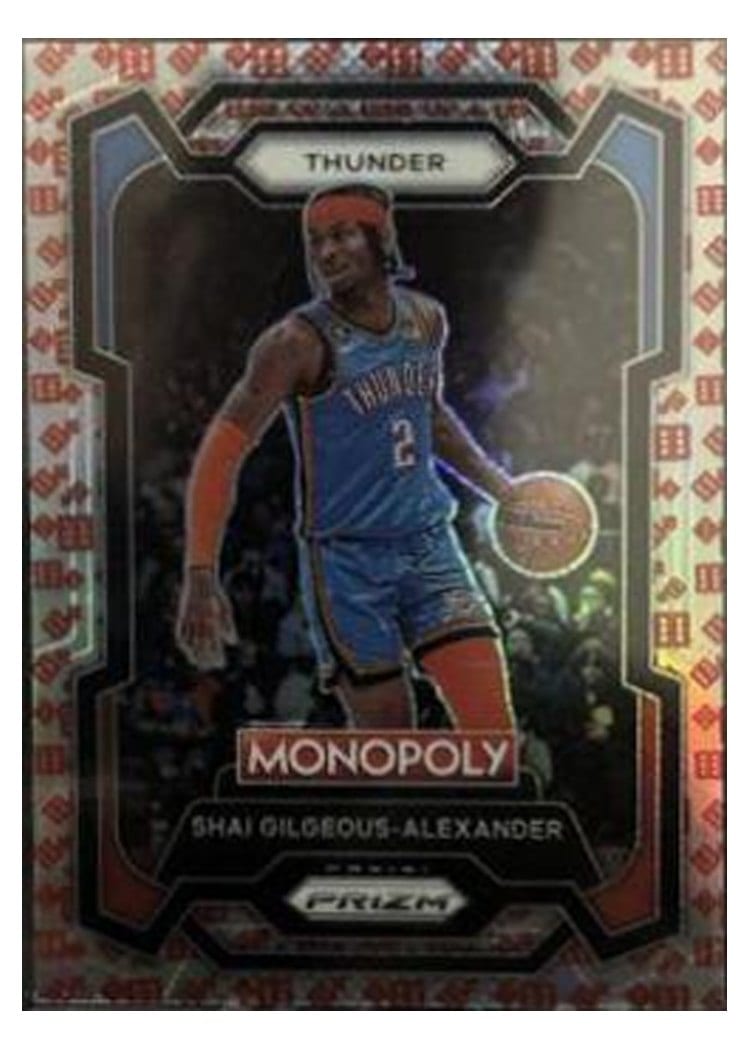 2023-24 Panini Prizm Monopoly Base Set Shai Gilgeous-Alexander #61 card