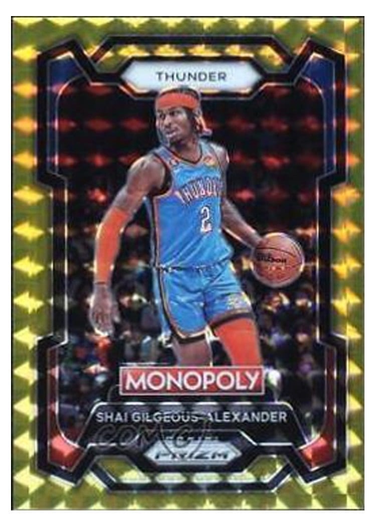 2023-24 Panini Prizm Monopoly Base Set Shai Gilgeous-Alexander #61 card