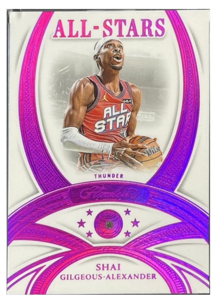 2024-25 Panini Flawless Base Gems Shai Gilgeous-Alexander #123 card