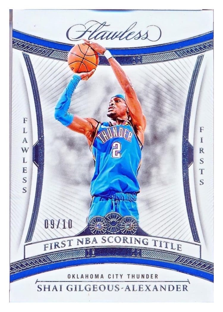 2024-25 Panini Flawless Base Gems Shai Gilgeous-Alexander #152 card