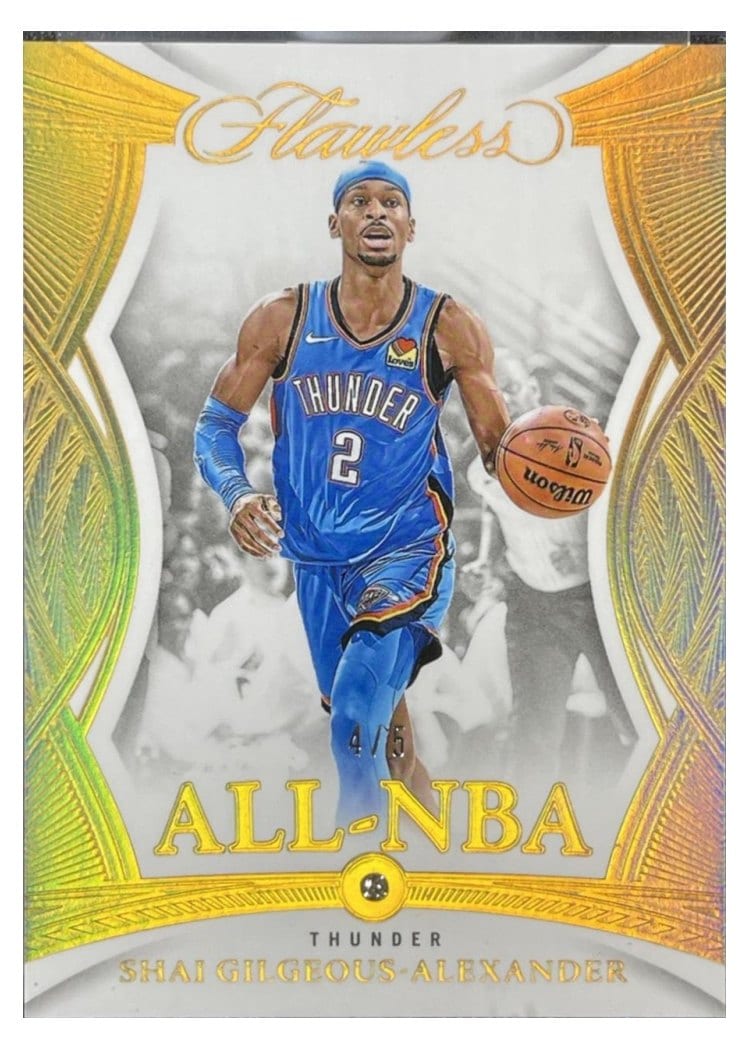 2024-25 Panini Flawless Base Gems Shai Gilgeous-Alexander #183 card