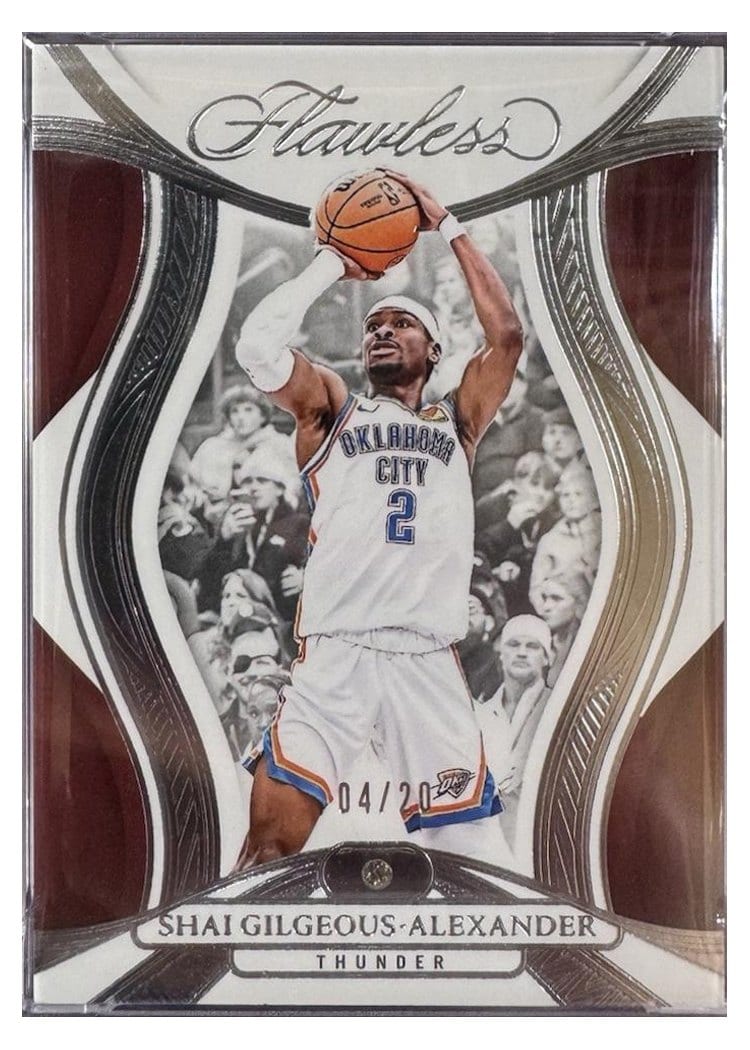 2024-25 Panini Flawless Base Gems Shai Gilgeous-Alexander #47 card