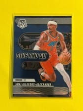 2024-25 Panini Mosaic Give and Go Shai Gilgeous-Alexander #2 card