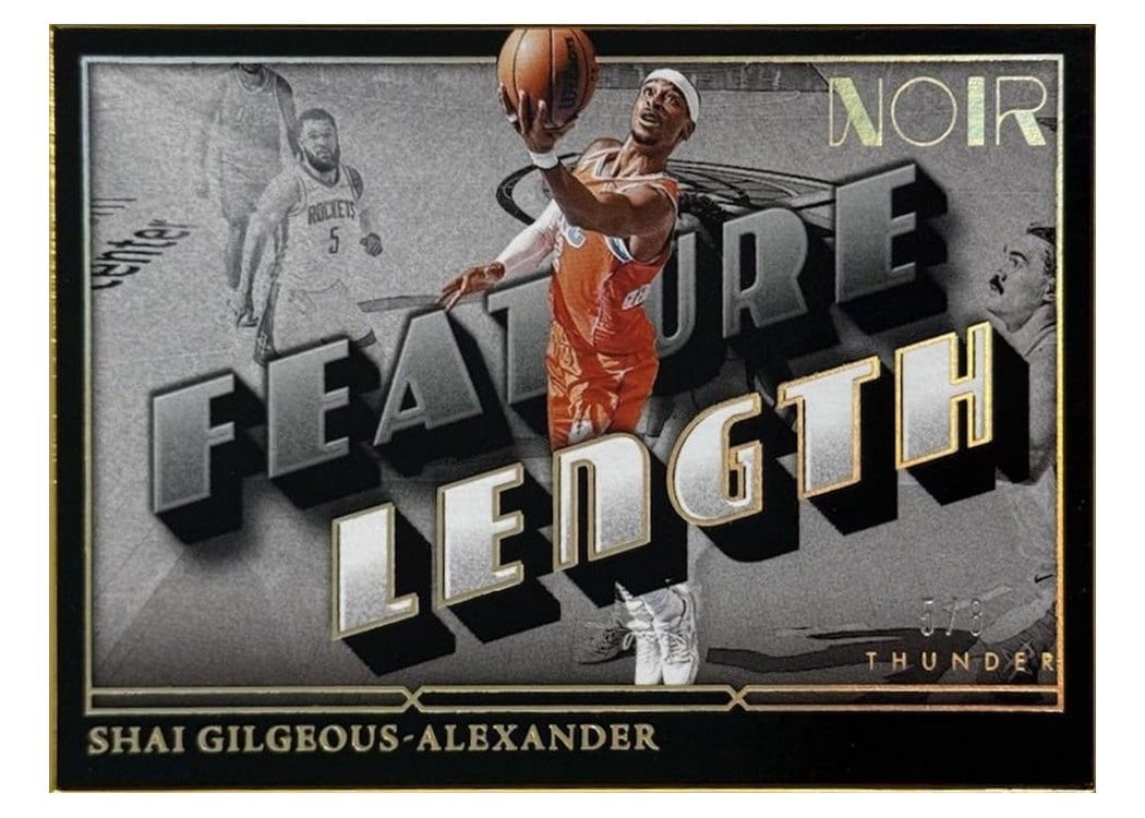 2024-25 Panini Noir Base Set Shai Gilgeous-Alexander #255 card