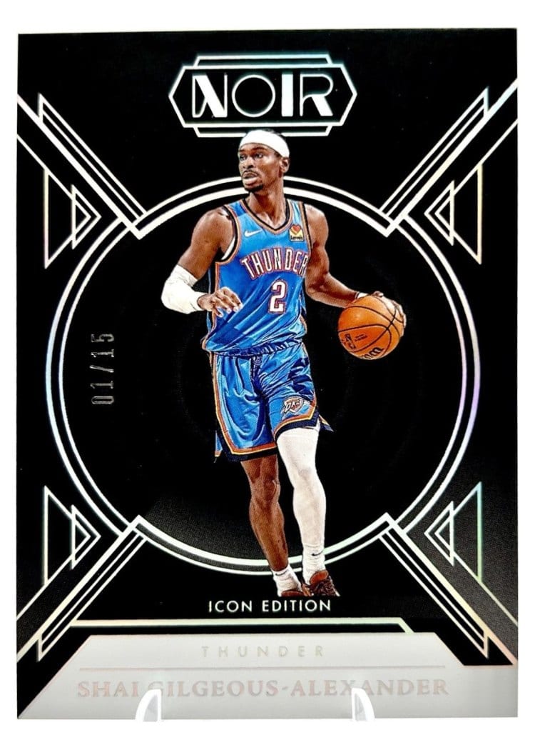 2024-25 Panini Noir Base Set Shai Gilgeous-Alexander #74 card