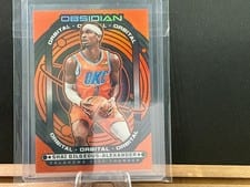 2024-25 Panini Obsidian Orbital Shai Gilgeous-Alexander #10 card