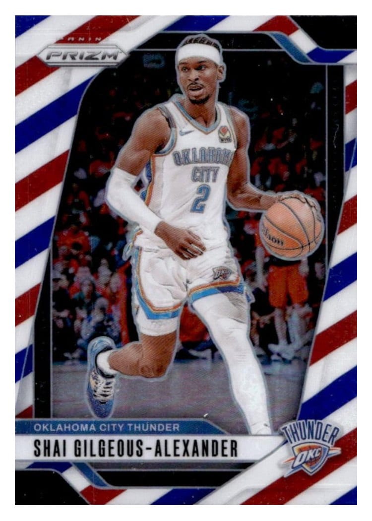 2024-25 Panini Prizm Base Set Shai Gilgeous-Alexander #113 card