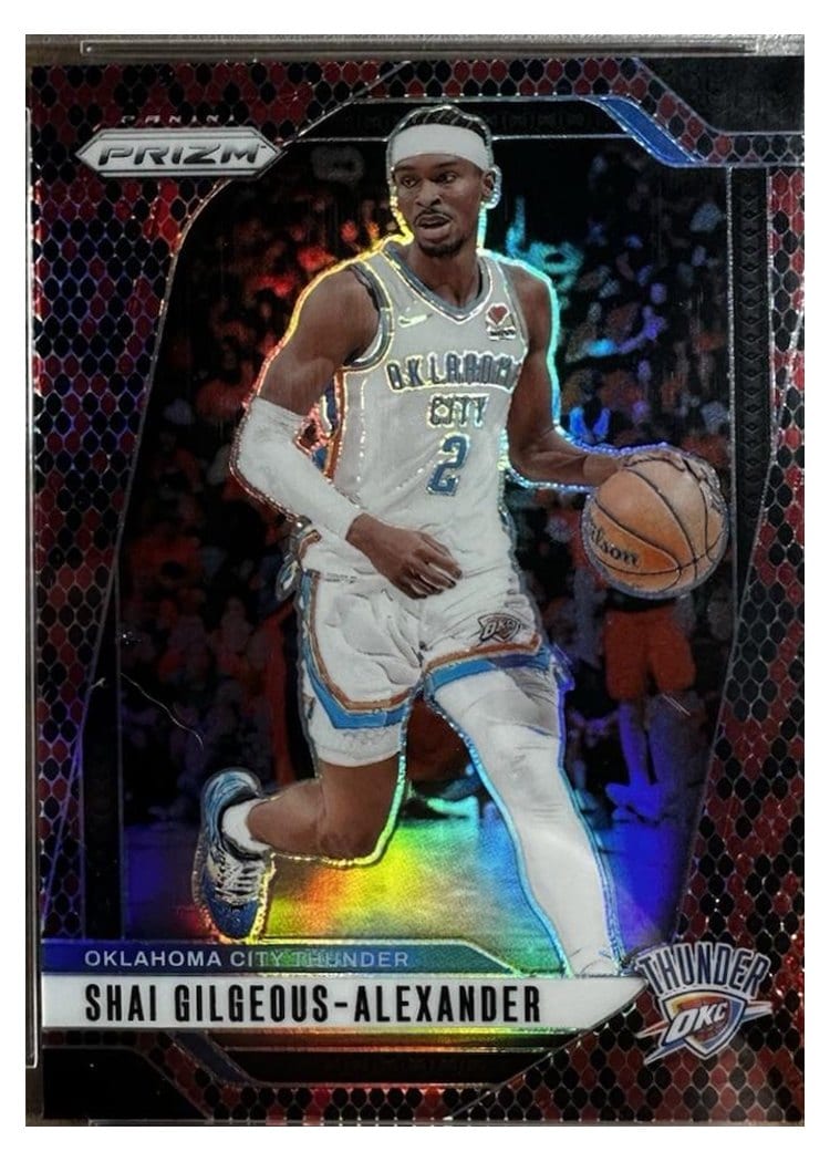 2024-25 Panini Prizm Base Set Shai Gilgeous-Alexander #113 card
