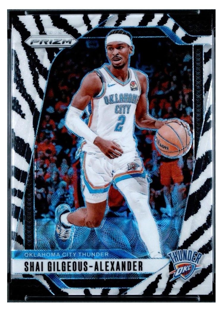 2024-25 Panini Prizm Base Set Shai Gilgeous-Alexander #113 card