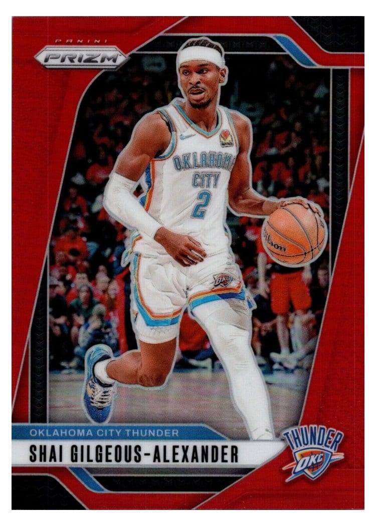 2024-25 Panini Prizm Base Set Shai Gilgeous-Alexander #113 card