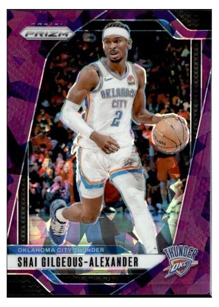 2024-25 Panini Prizm Base Set Shai Gilgeous-Alexander #113 card