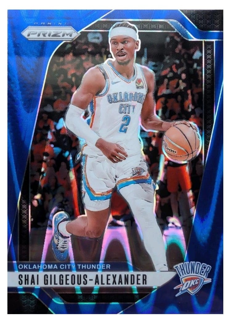 2024-25 Panini Prizm Base Set Shai Gilgeous-Alexander #113 card