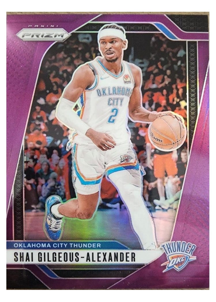 2024-25 Panini Prizm Base Set Shai Gilgeous-Alexander #113 card