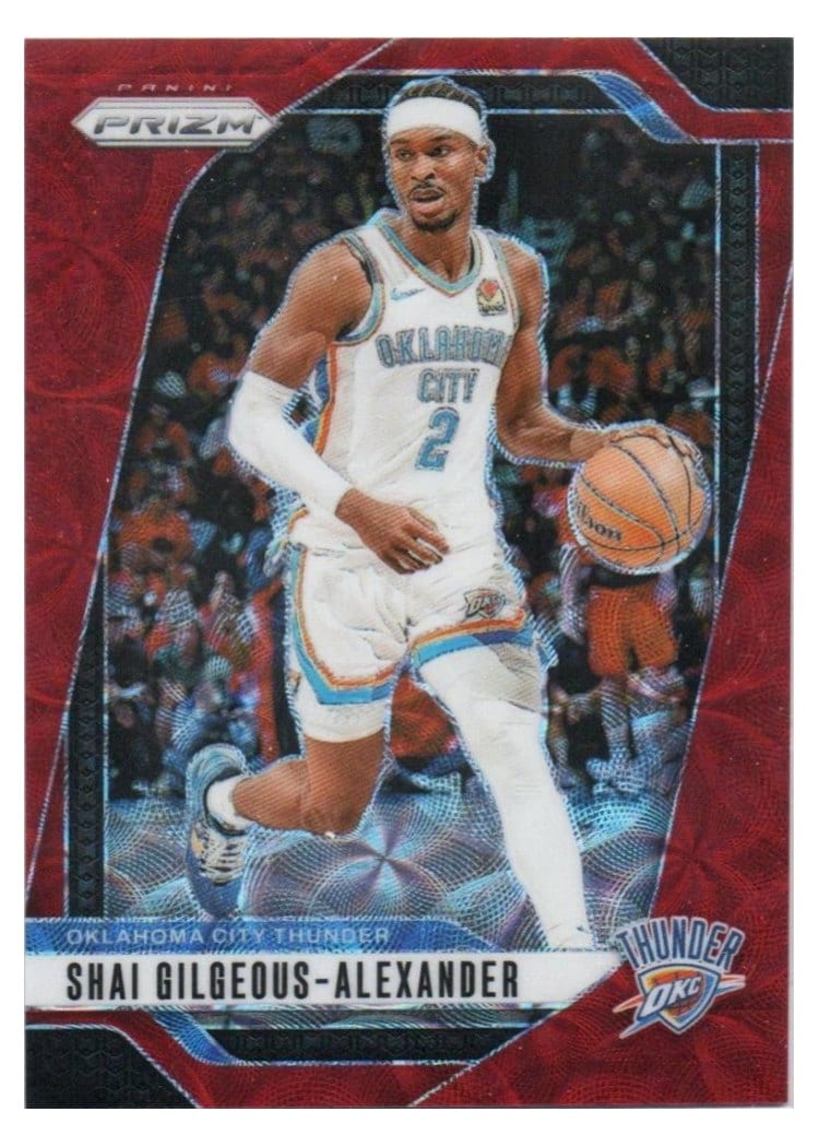 2024-25 Panini Prizm Base Set Shai Gilgeous-Alexander #113 card