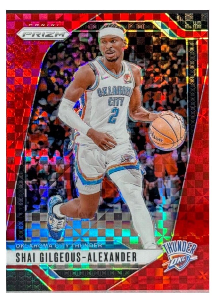 2024-25 Panini Prizm Base Set Shai Gilgeous-Alexander #113 card