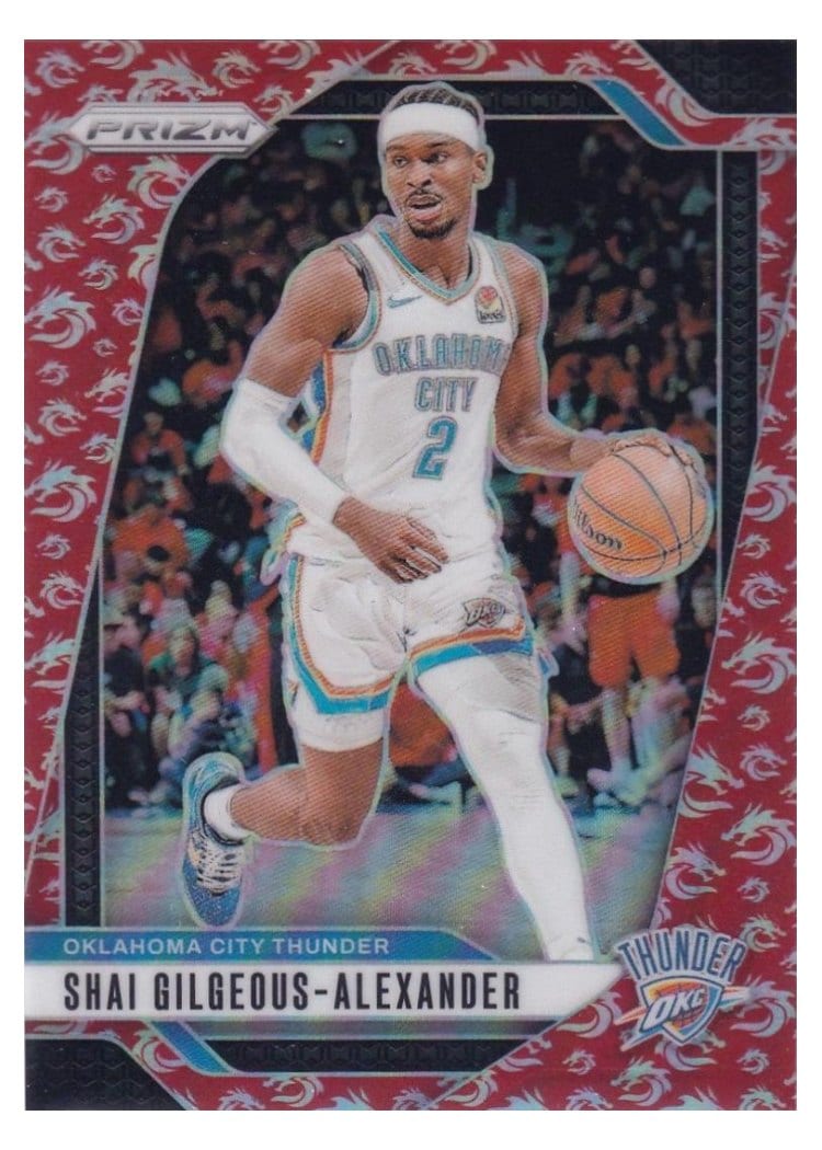 2024-25 Panini Prizm Base Set Shai Gilgeous-Alexander #113 card