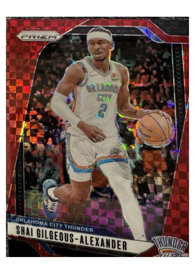 2024-25 Panini Prizm Base Set Shai Gilgeous-Alexander #113 card