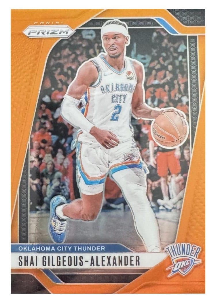 2024-25 Panini Prizm Base Set Shai Gilgeous-Alexander #113 card