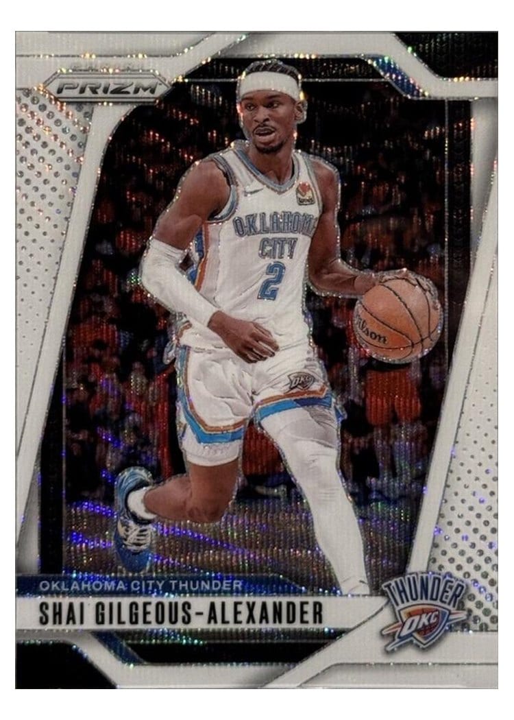 2024-25 Panini Prizm Base Set Shai Gilgeous-Alexander #113 card