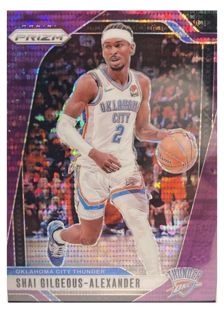 2024-25 Panini Prizm Base Set Shai Gilgeous-Alexander #113 card