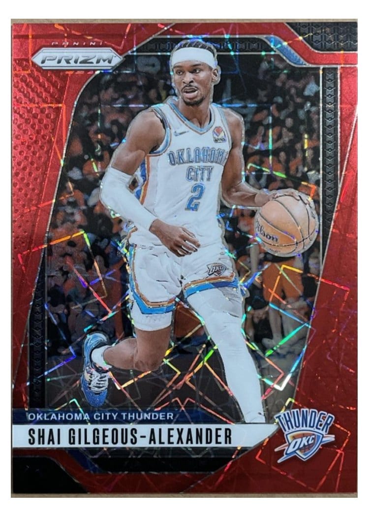 2024-25 Panini Prizm Base Set Shai Gilgeous-Alexander #113 card