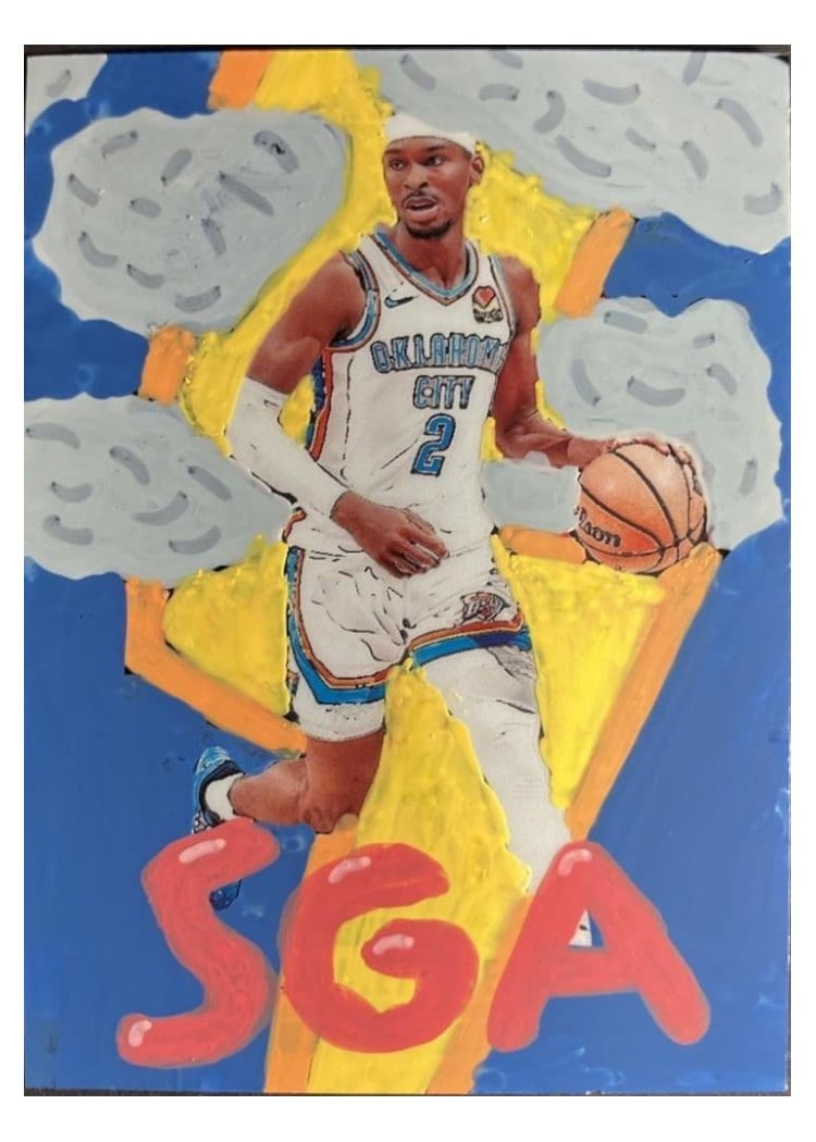 2024-25 Panini Prizm Base Set Shai Gilgeous-Alexander #113 card