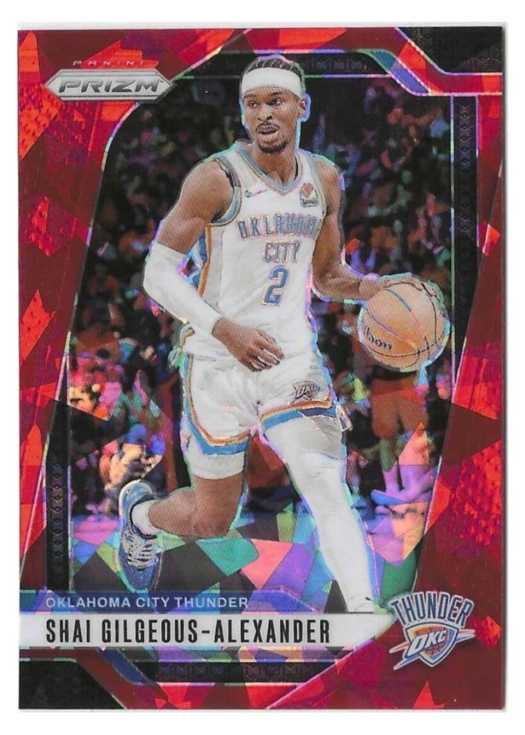 2024-25 Panini Prizm Base Set Shai Gilgeous-Alexander #113 card