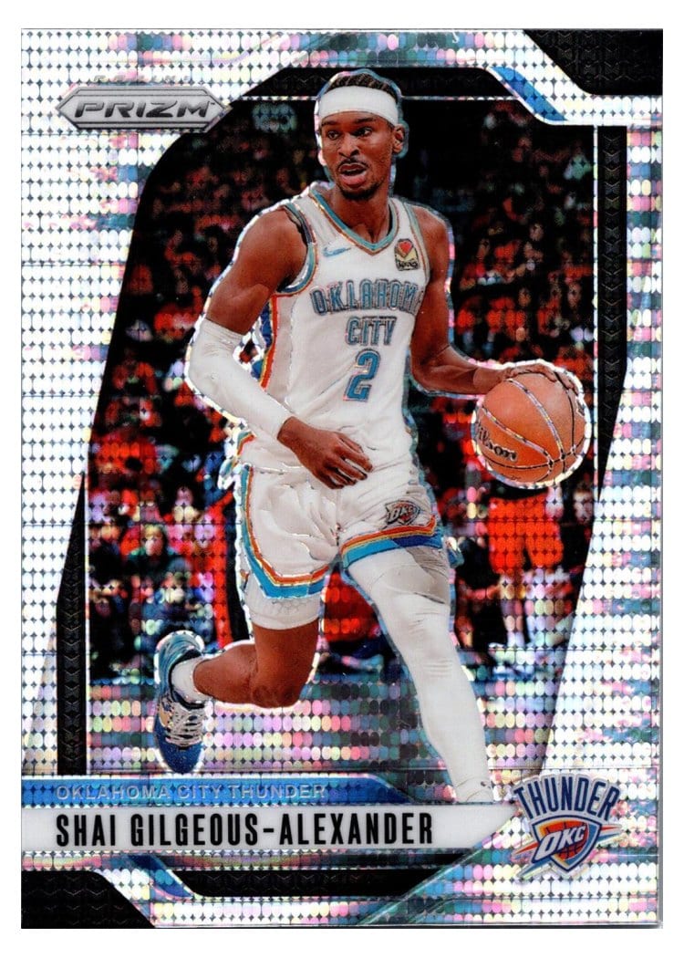 2024-25 Panini Prizm Base Set Shai Gilgeous-Alexander #113 card