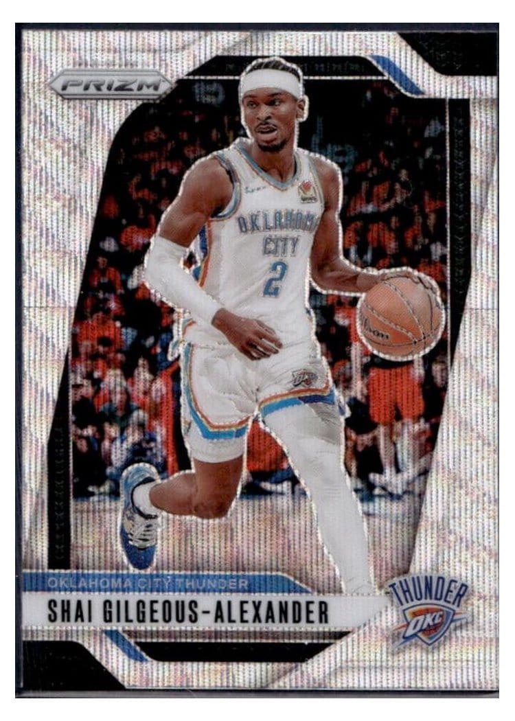 2024-25 Panini Prizm Base Set Shai Gilgeous-Alexander #113 card