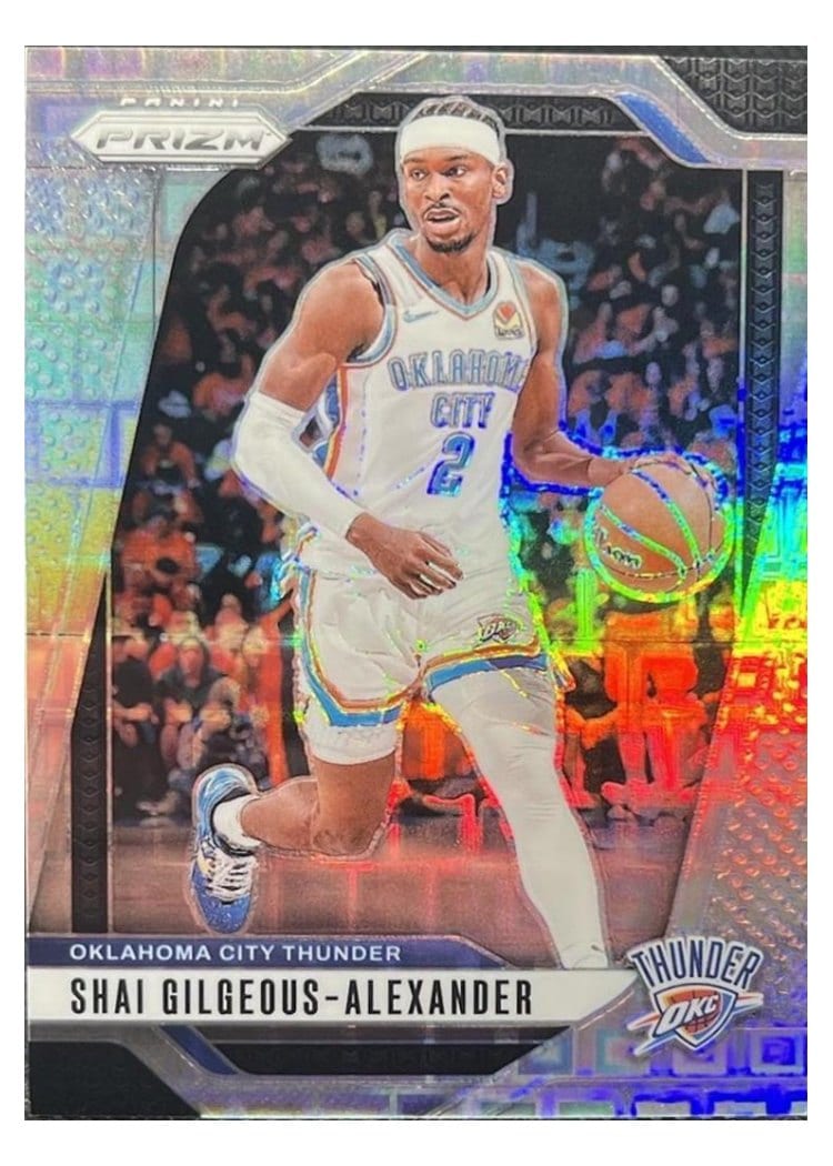 2024-25 Panini Prizm Base Set Shai Gilgeous-Alexander #113 card