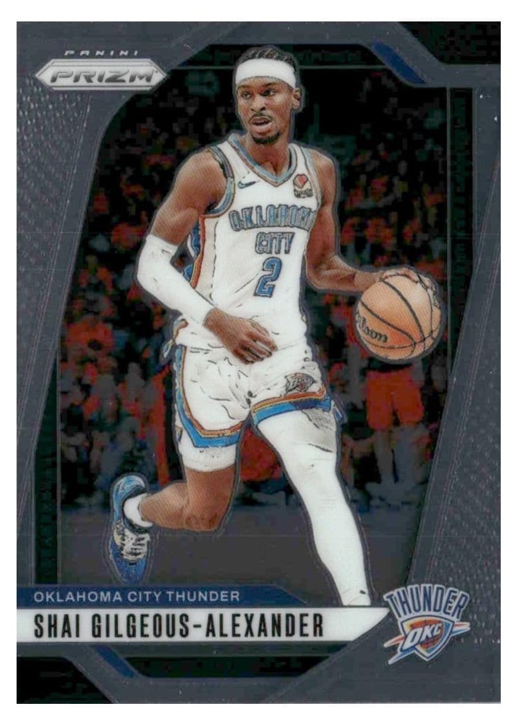 2024-25 Panini Prizm Base Set Shai Gilgeous-Alexander #113 card