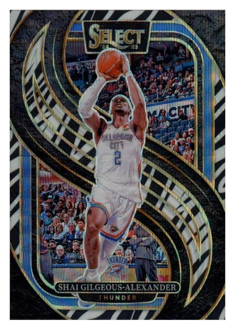 2024-25 Panini Select Base Set Shai Gilgeous-Alexander #131 card