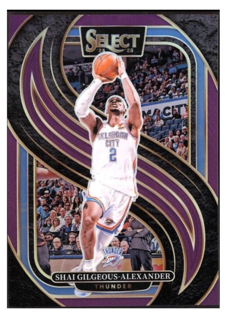 2024-25 Panini Select Base Set Shai Gilgeous-Alexander #131 card