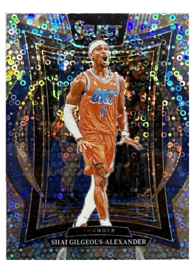2024-25 Panini Select Base Set Shai Gilgeous-Alexander #36 card