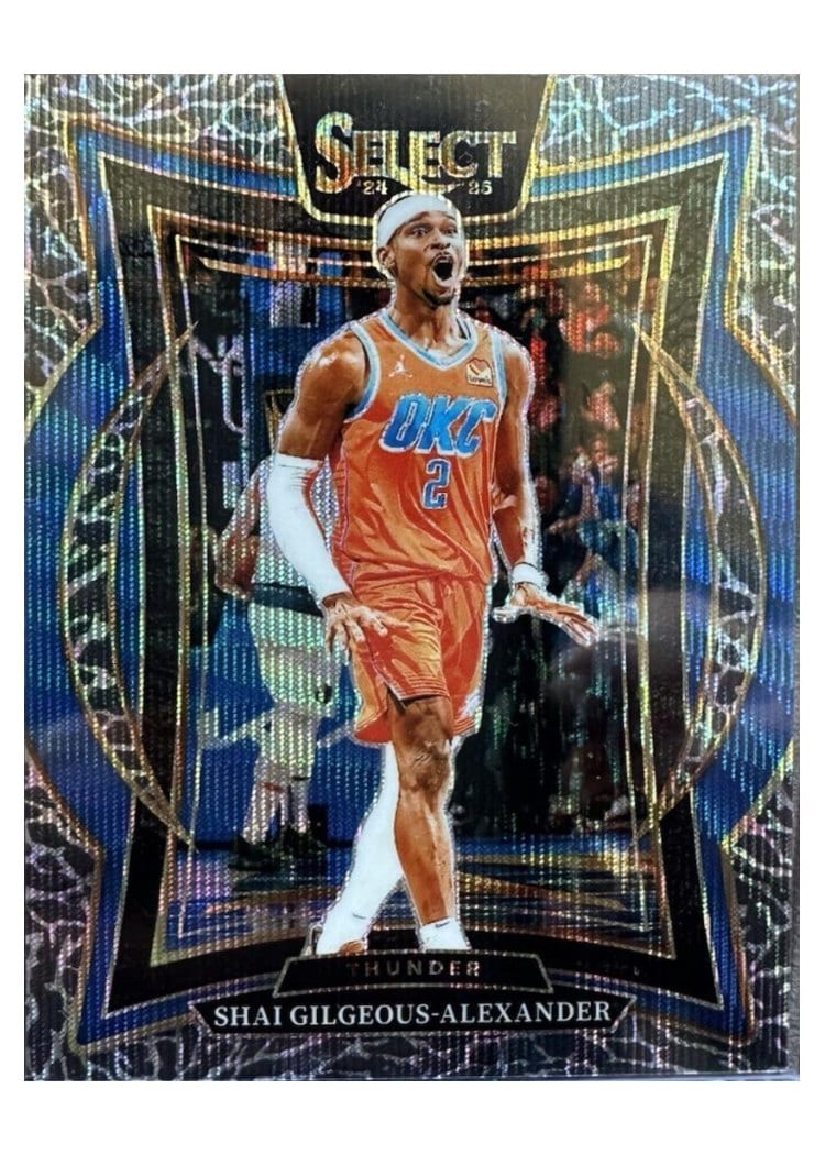 2024-25 Panini Select Base Set Shai Gilgeous-Alexander #36 card