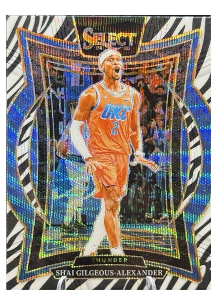 2024-25 Panini Select Base Set Shai Gilgeous-Alexander #36 card